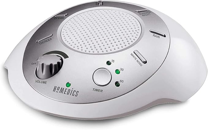 HoMedics SoundSleep white noise machine for sleep and relaxation