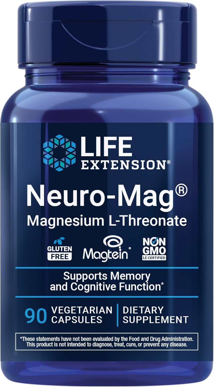 Neuro-Mag magnesium L-threonate 90 capsules for memory and cognitive health