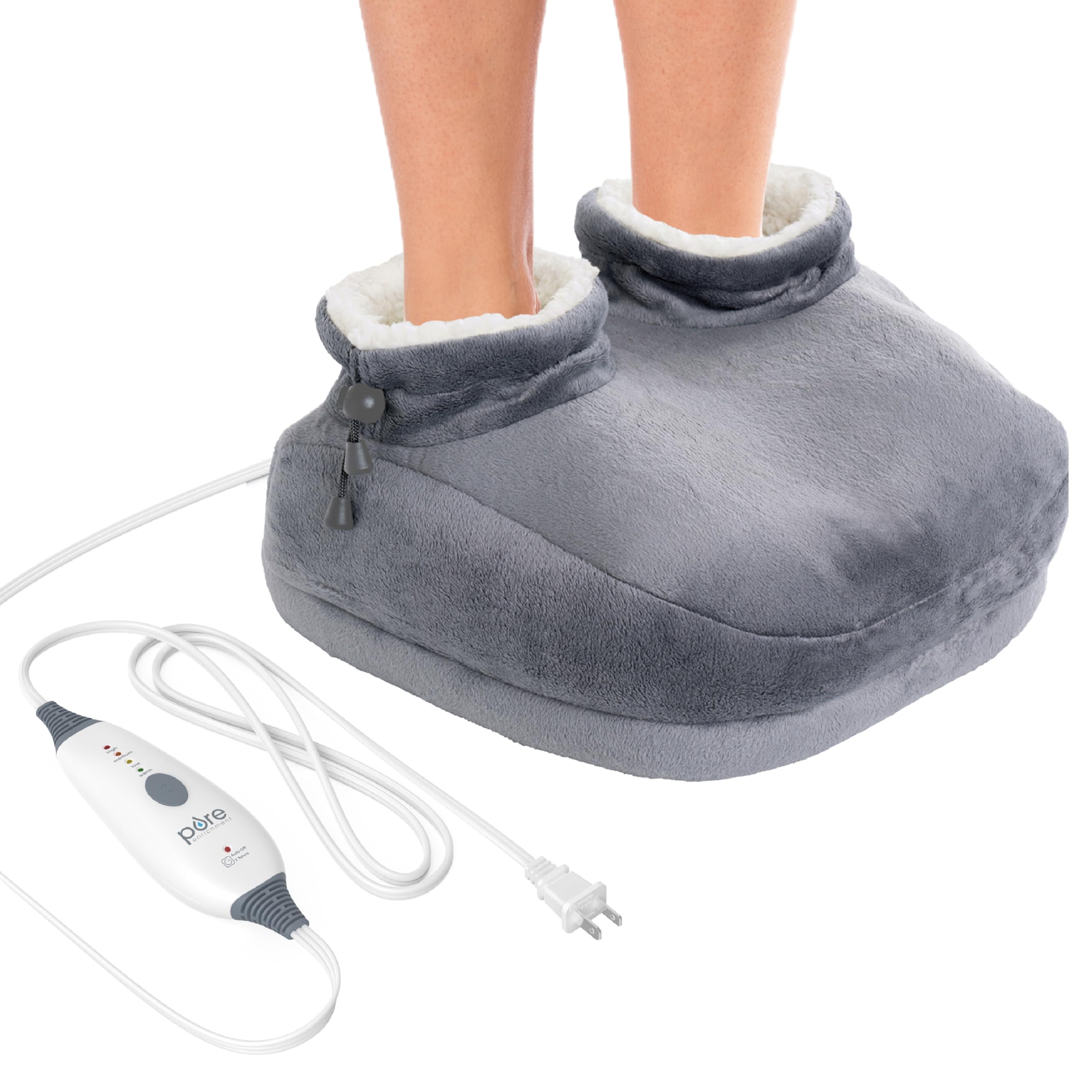 Pure Enrichment Deluxe heated foot warmer pocket for cold feet in bed