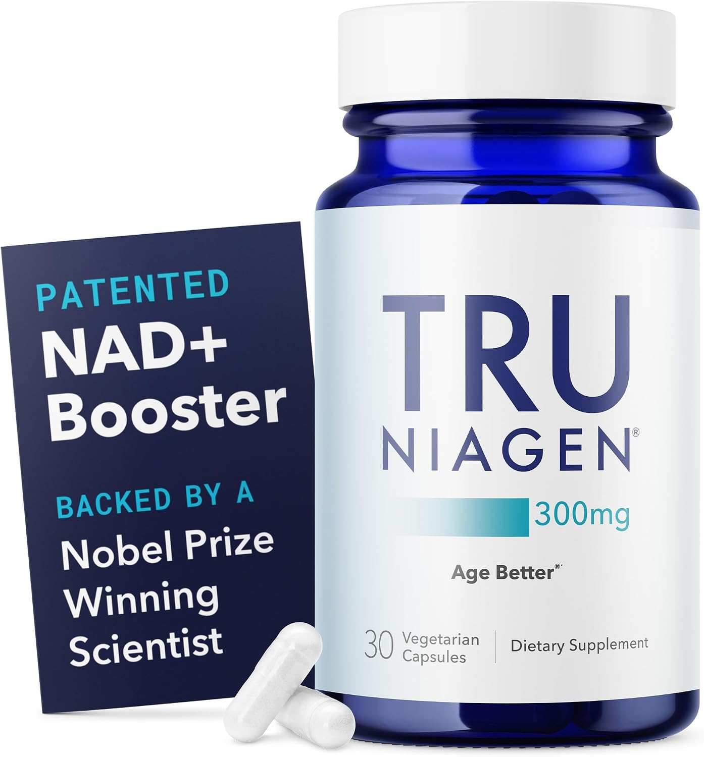 TRU NIAGEN NAD+ nicotinamide riboside 300mg 30 servings for anti-aging and cellular energy